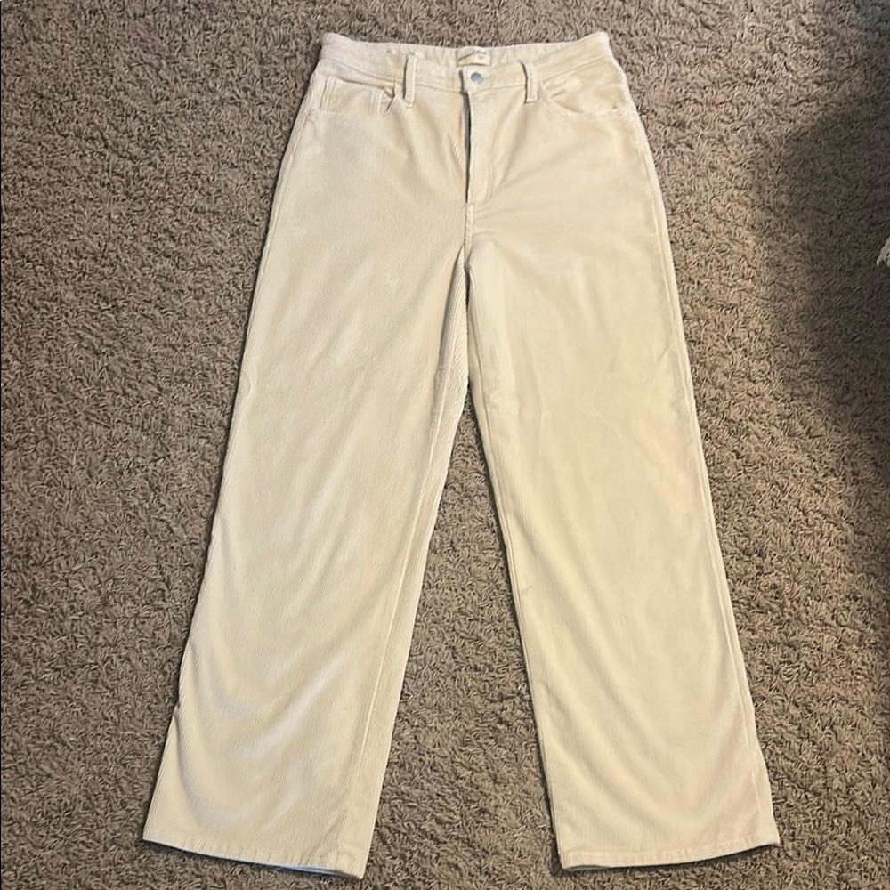 Universal Thread Off-White Corduroy Pants